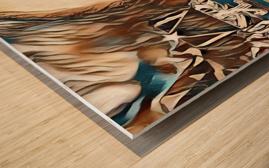 The Journey 4 Wood print