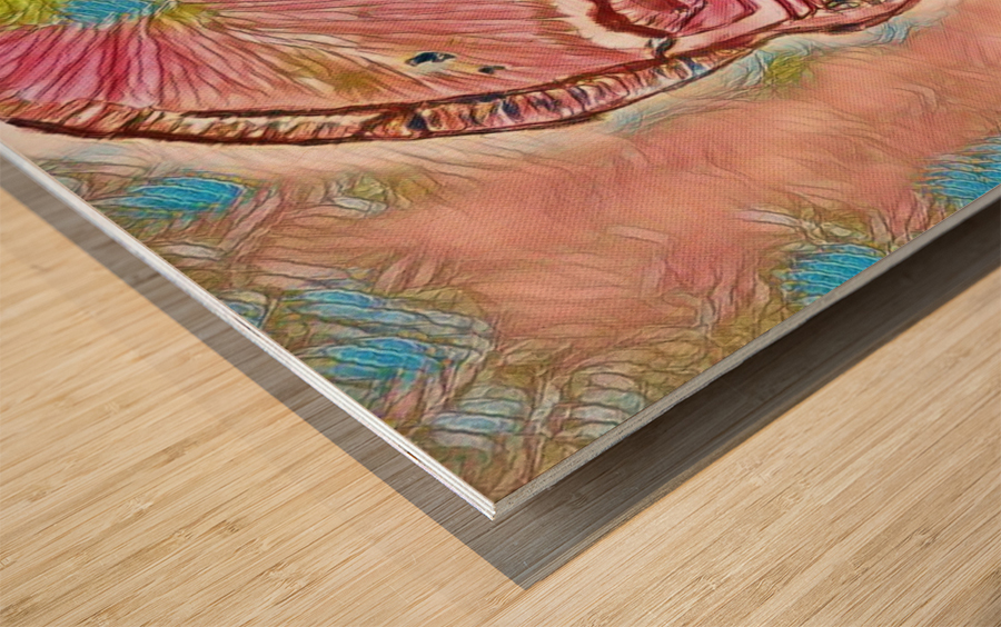 Meet Me Outside 3 Wood print