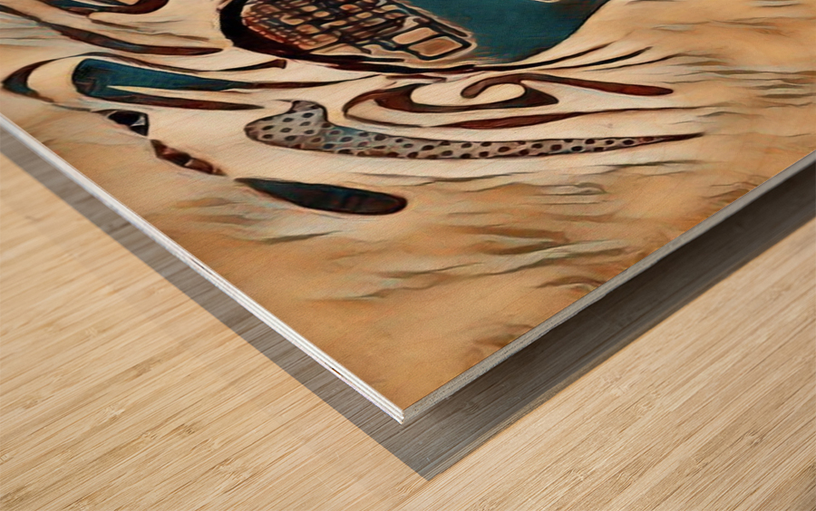 The Thinker 10 Wood print