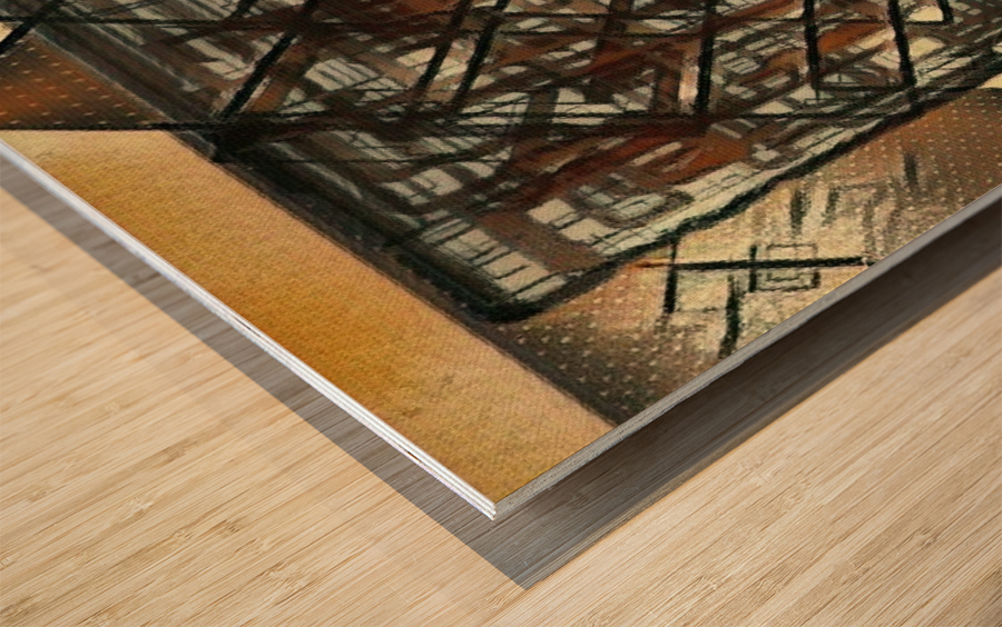 Chaos 1 Impression sur bois