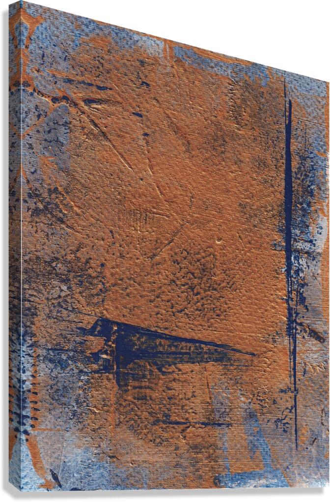 Denim  Brass 3 Canvas Print