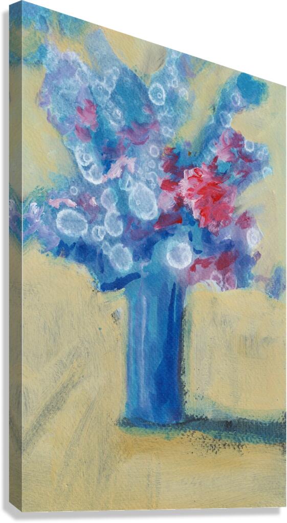 Negative Bouquet 1 Canvas Print