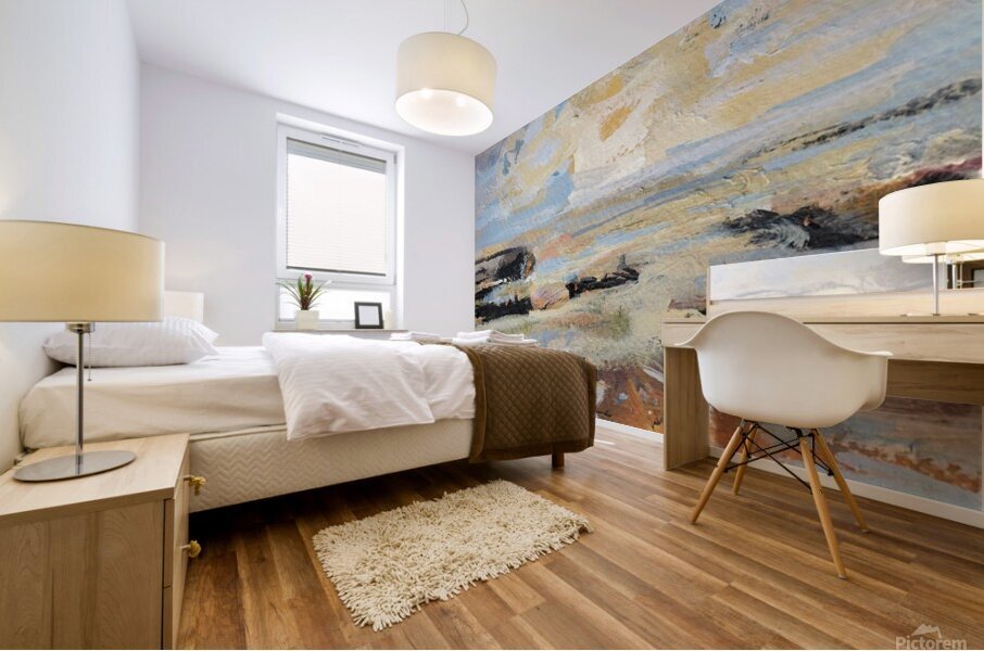 abstract landscape   mati Mural print