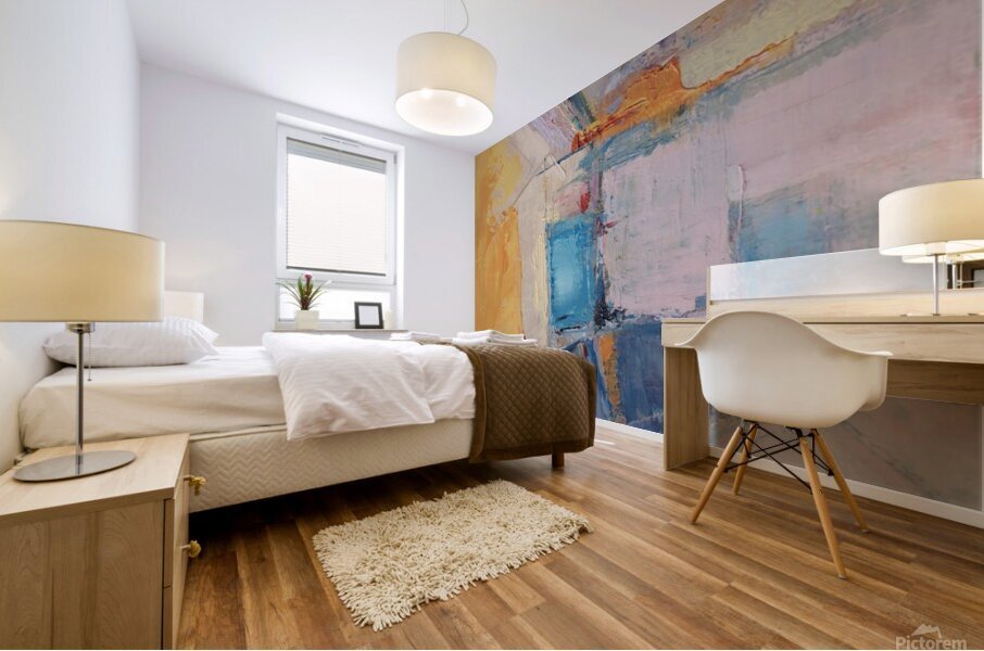 Beach Bungalow Mural print