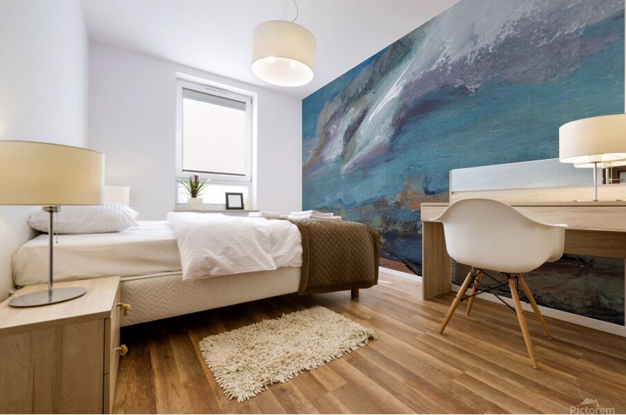 abstract landscape 7 Mural print