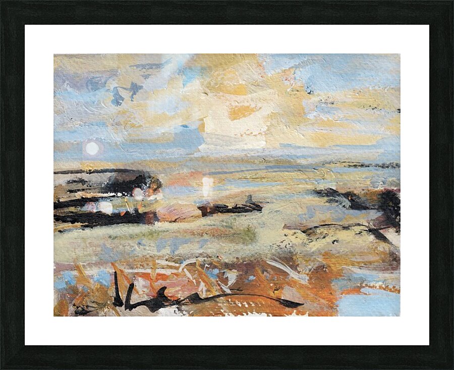 abstract landscape   mati Picture Frame print