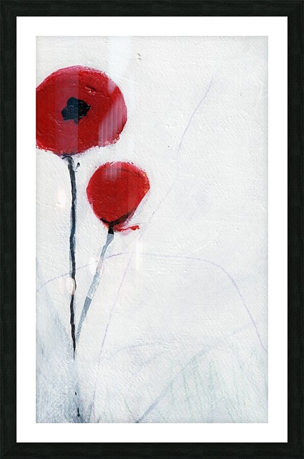 poppies Picture Frame print