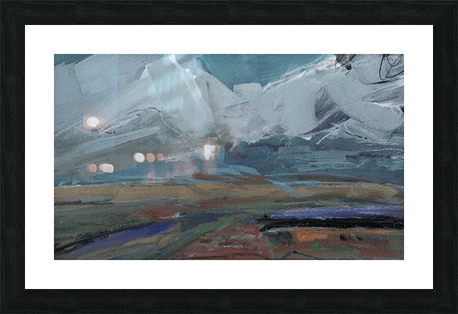 Abstract Landscape 8 Picture Frame print