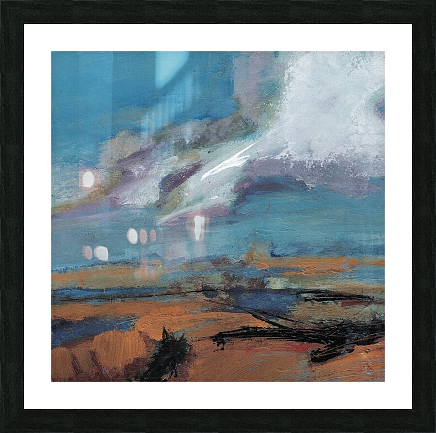 abstract landscape 7 Picture Frame print