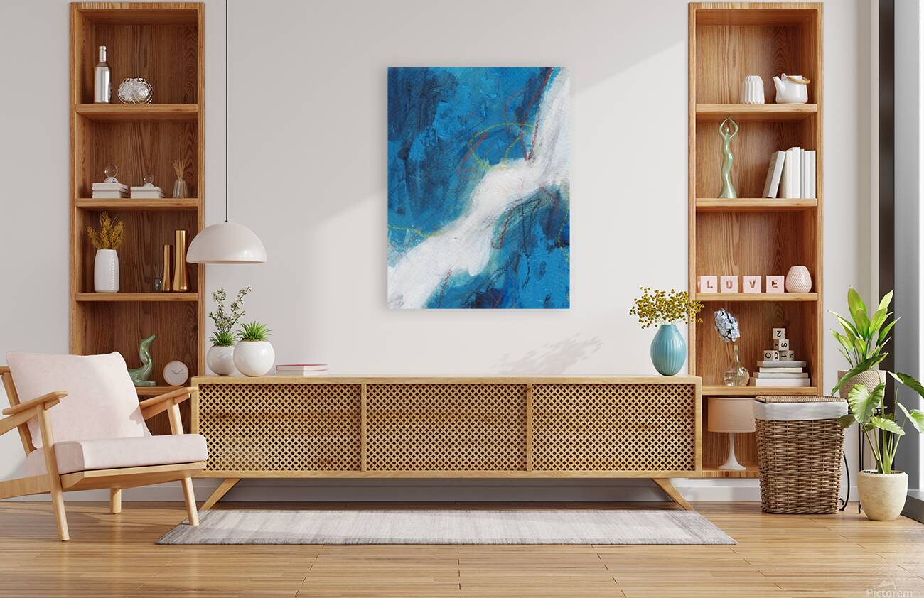 Blue white 18 Reproduction