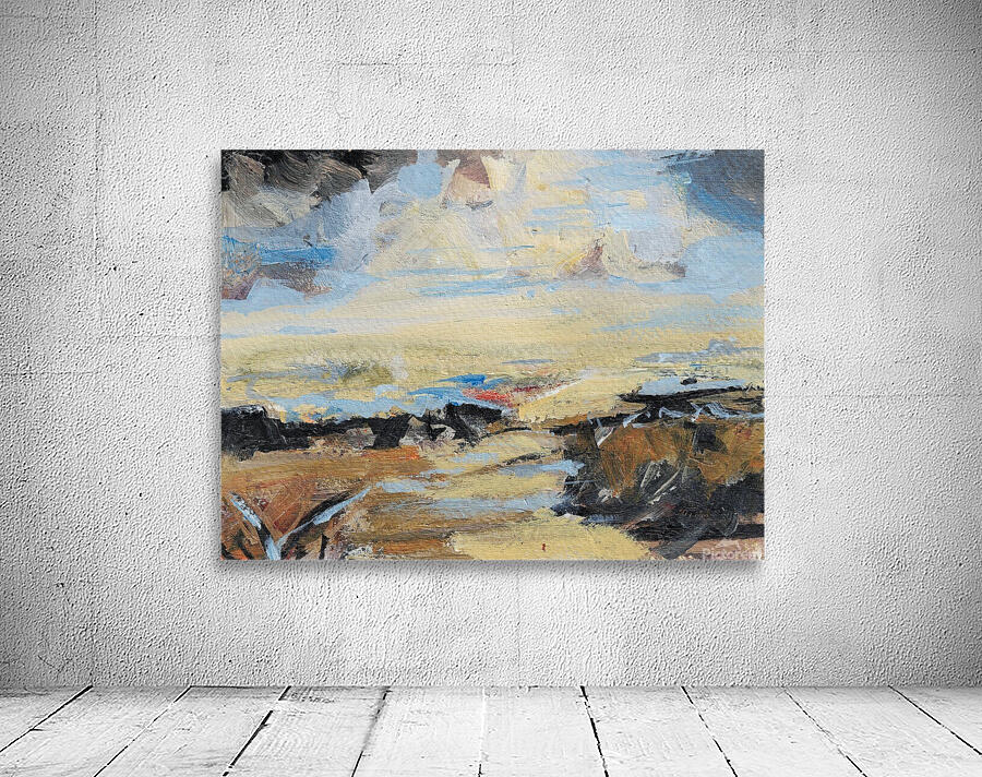 abstract landscape   vespre Wall Preview