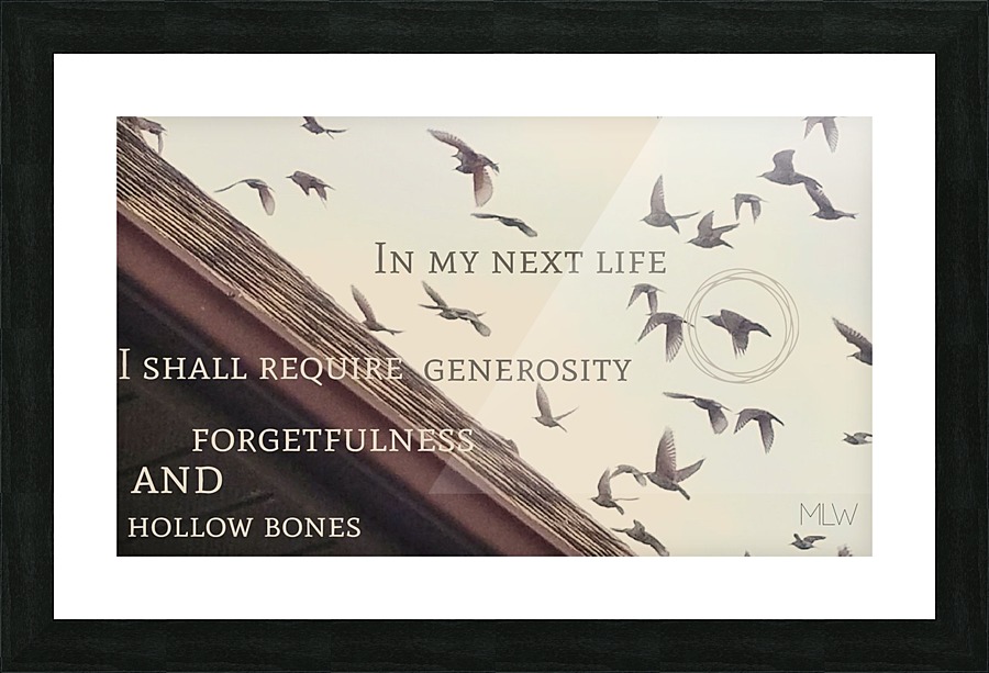 Generosity Picture Frame print