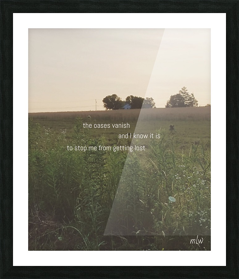Mirage Picture Frame print