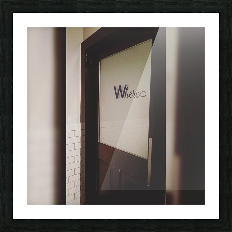 Gone Picture Frame print