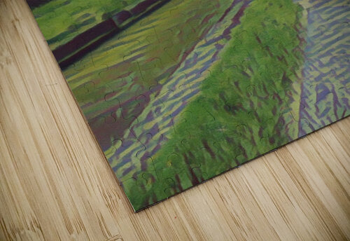 Rustic bridge LJPrints puzzle