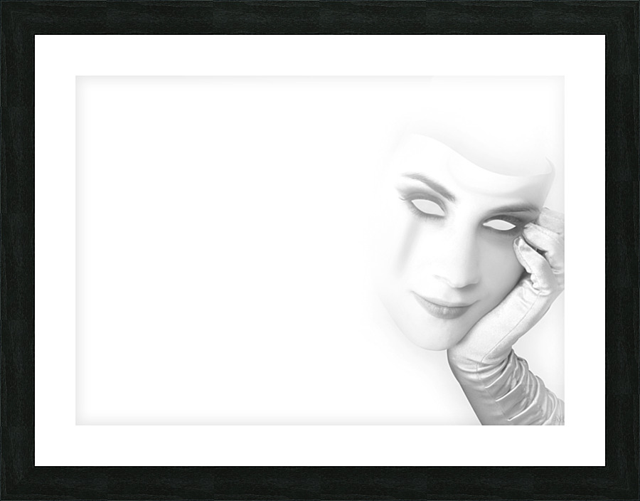 mask Picture Frame print