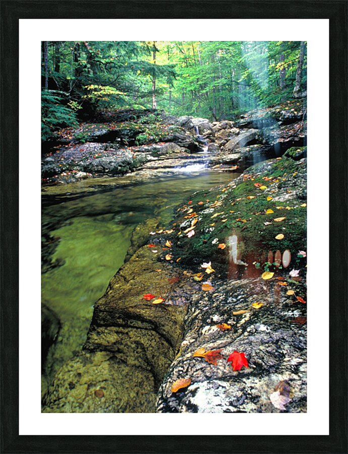 cold river Picture Frame print