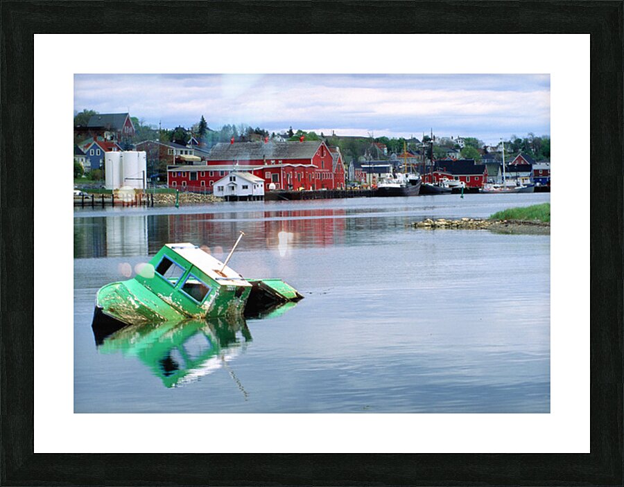 lunenberg bay Picture Frame print
