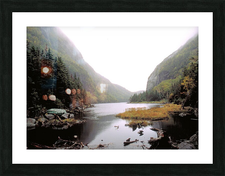avalanche pass Picture Frame print
