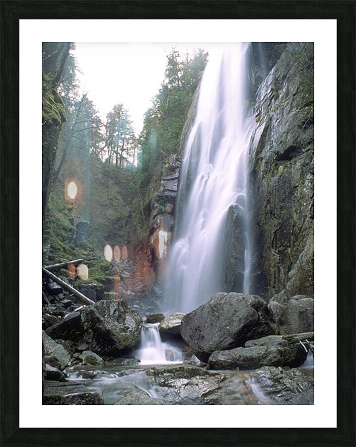 Rainbow Falls Picture Frame print
