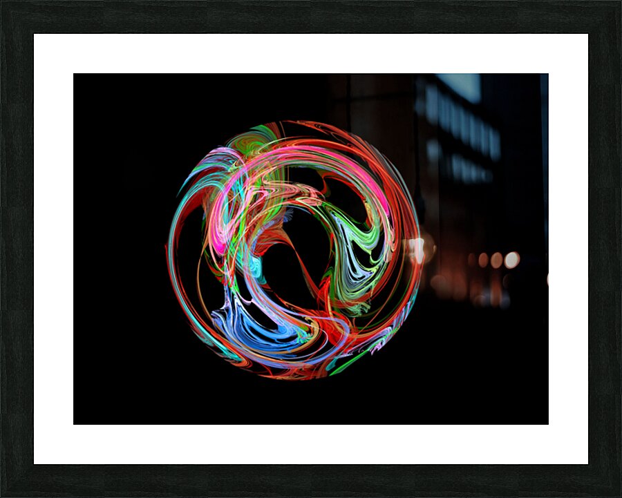 The sphere Picture Frame print