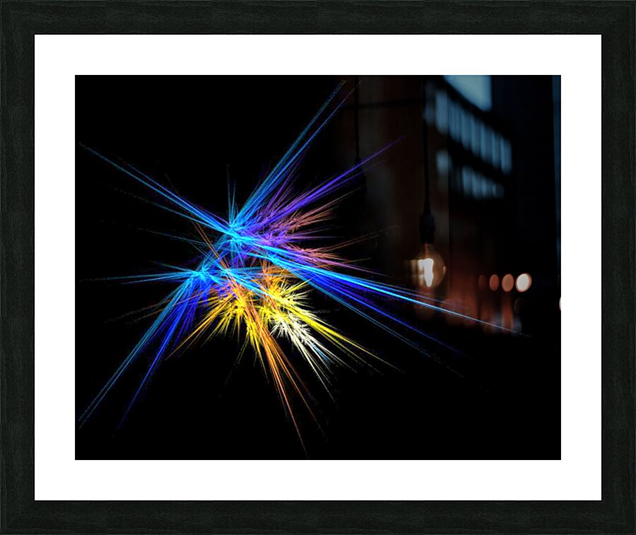 Feuerwerk Picture Frame print
