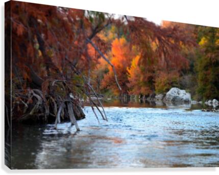 Around the River Bend Canvas Print