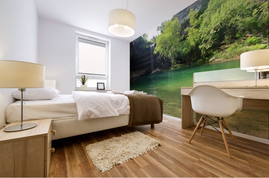 Hidden Oasis Mural print