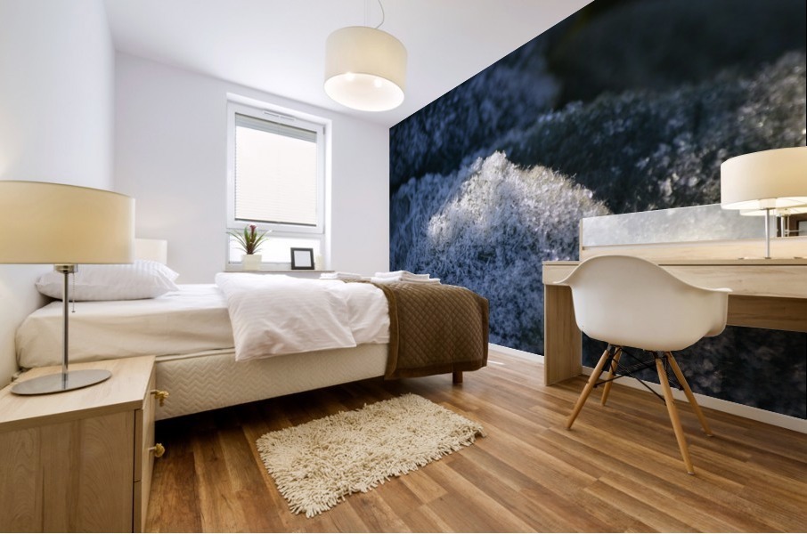 Frozen Crystals Mural print