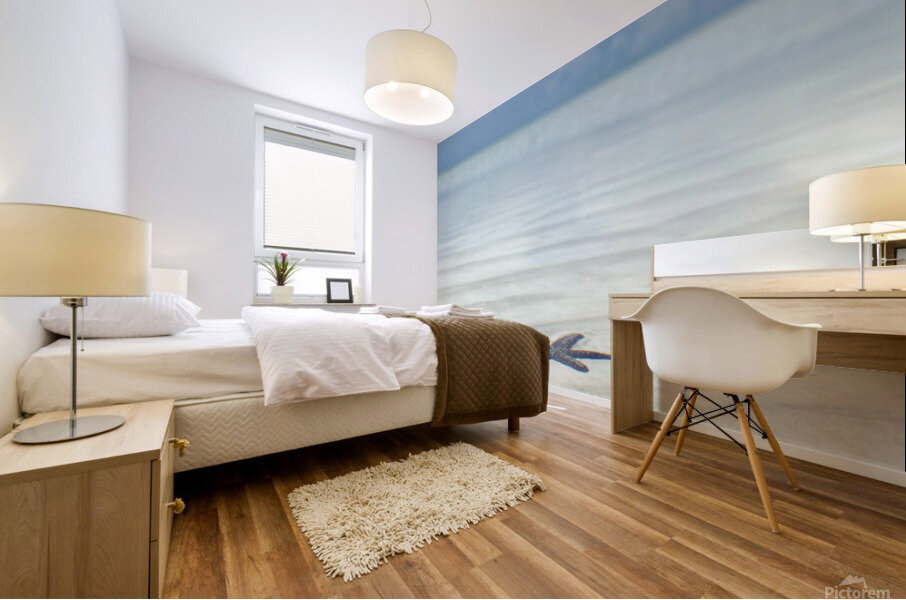 Watery Starfish Mural print