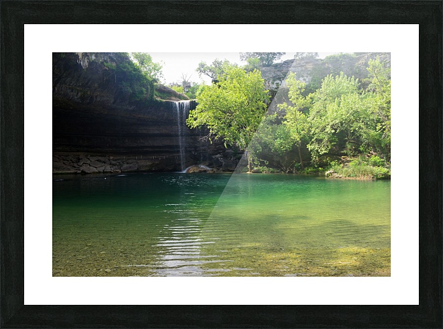 Hidden Oasis Picture Frame print