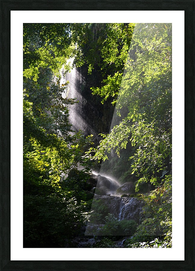 Hidden Waterfall Picture Frame print