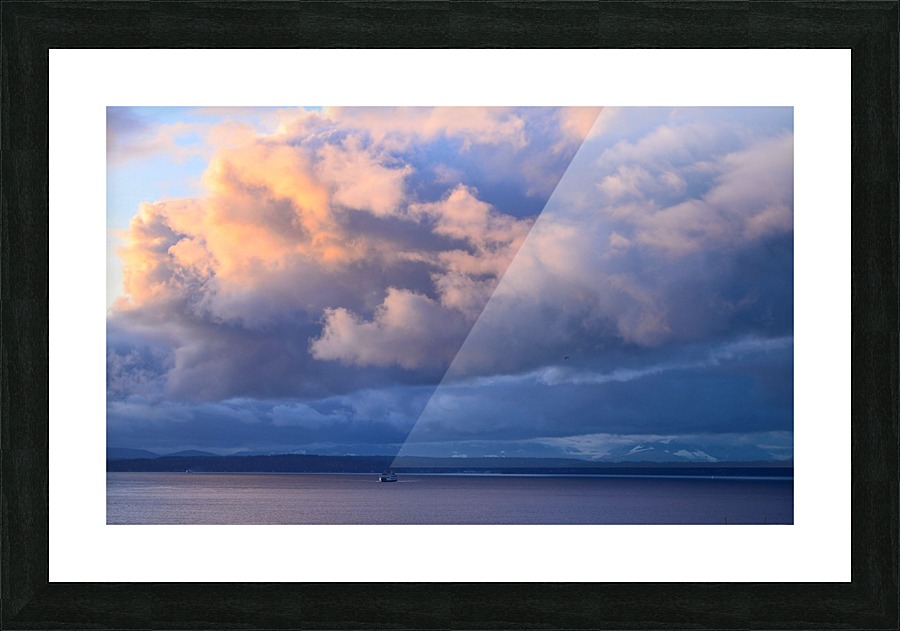Brewing Storm Picture Frame print