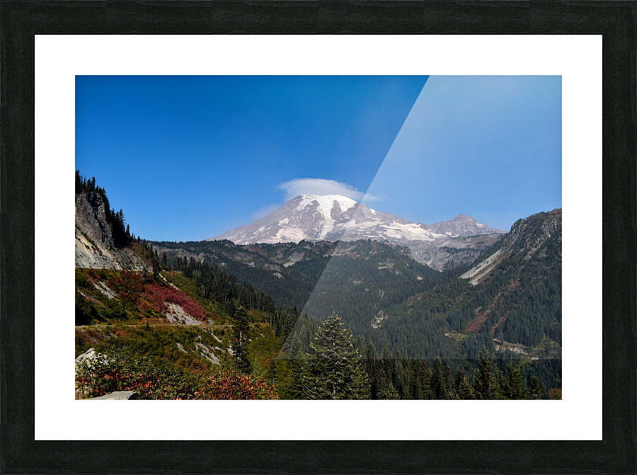 Mt. Rainier in the Fall Picture Frame print