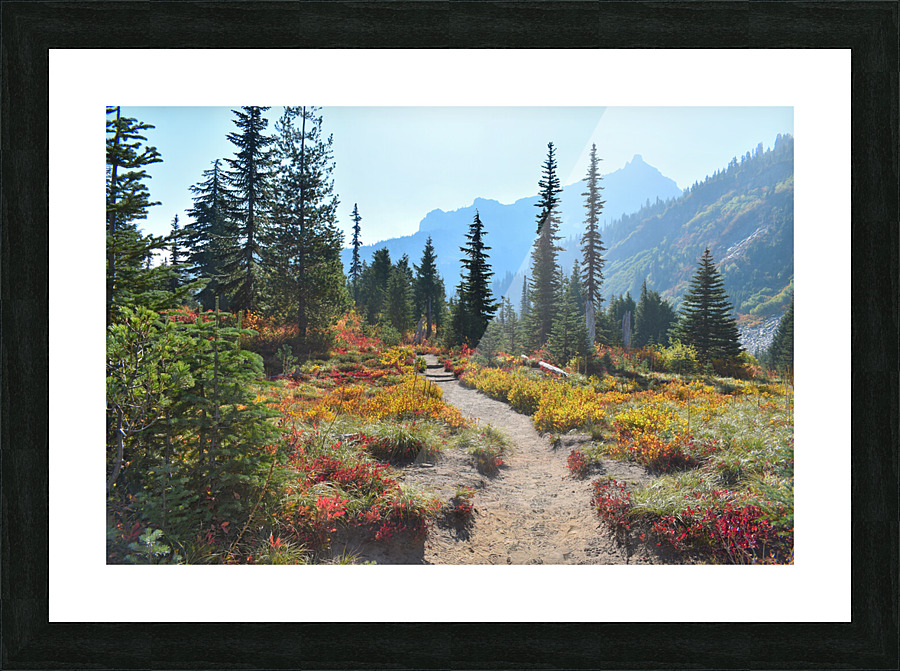 Path to the Mountains Picture Frame print
