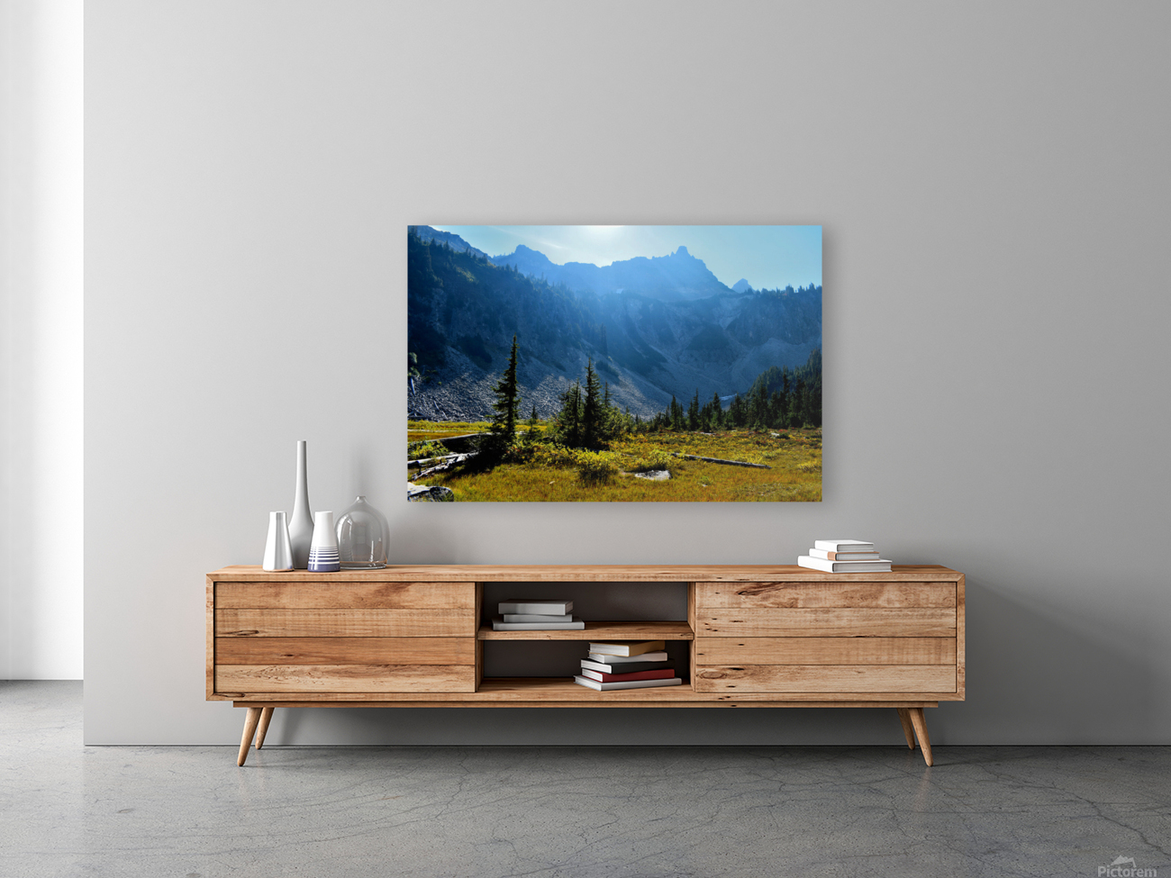 Sun Filled Mountain Meadow Reproduction