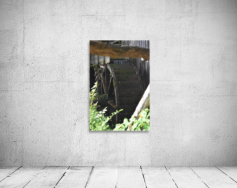 Old Mill Wheel Wall Preview