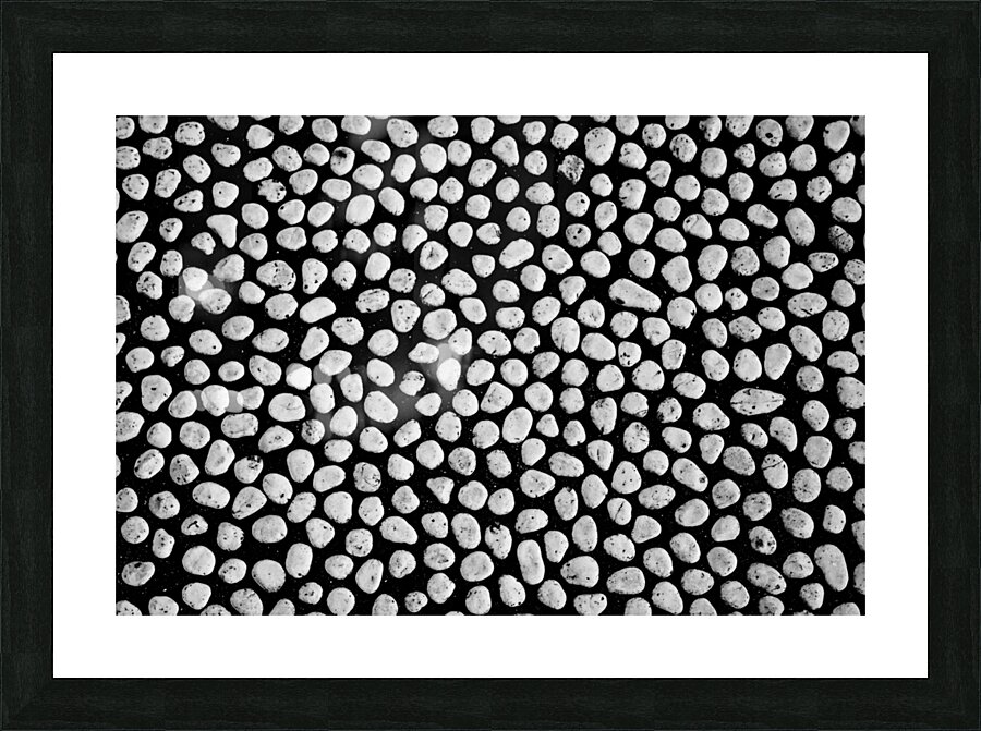 Pebble Floor Picture Frame print