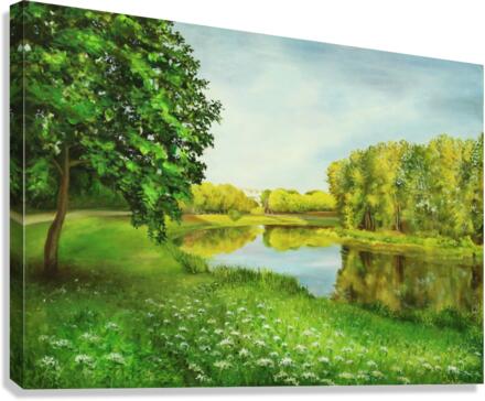 Calm afternoon Canvas Print