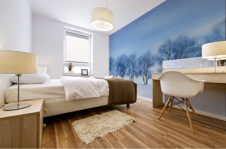 My winter place Mural print