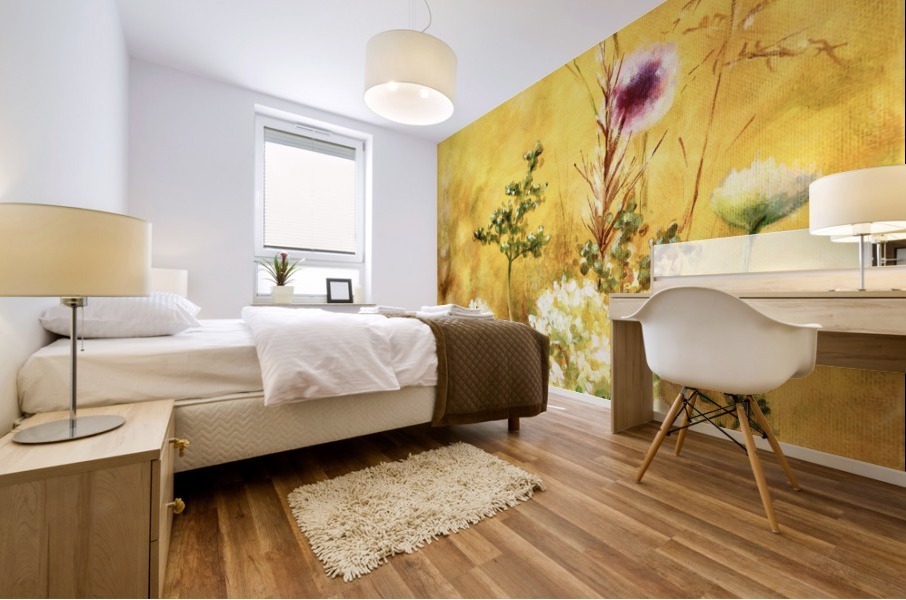 Midsummer meadow Mural print