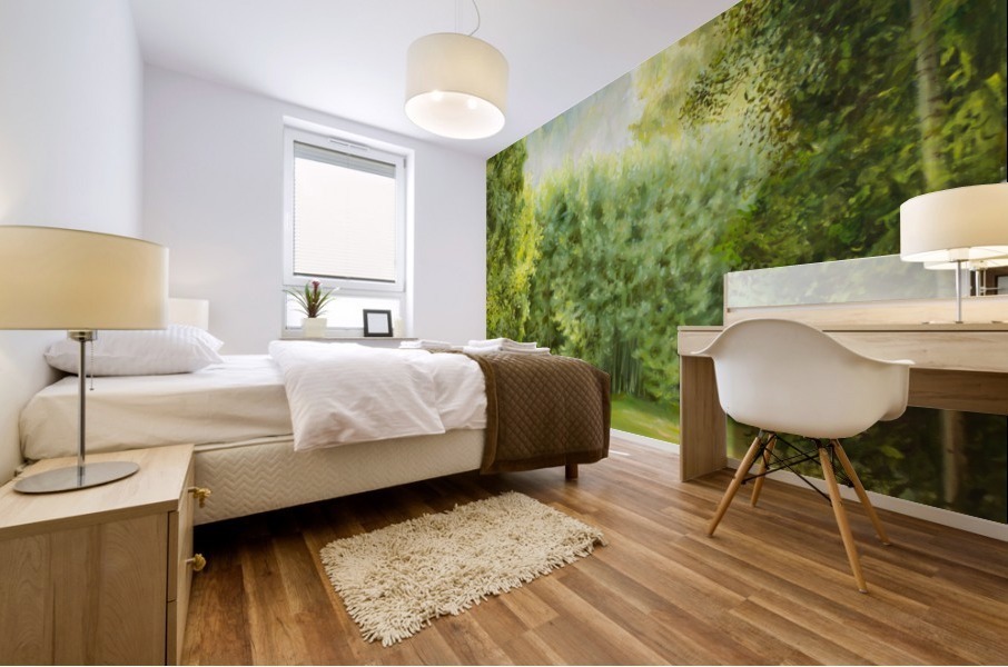 Chasing sunrise Mural print