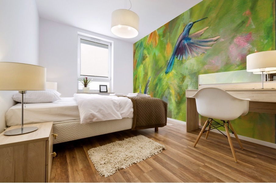 Hummingbird Dance Mural print