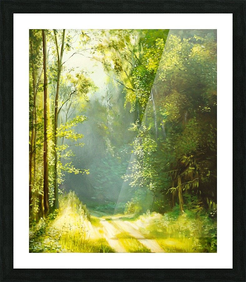 Forest Sun Picture Frame print