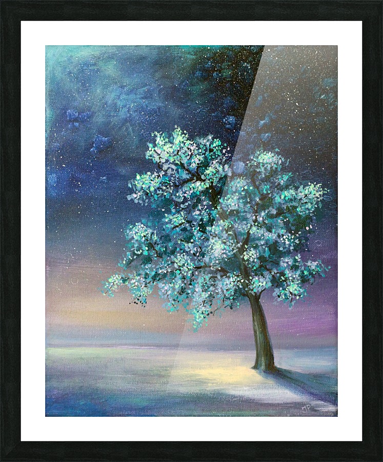 Night Tree Picture Frame print
