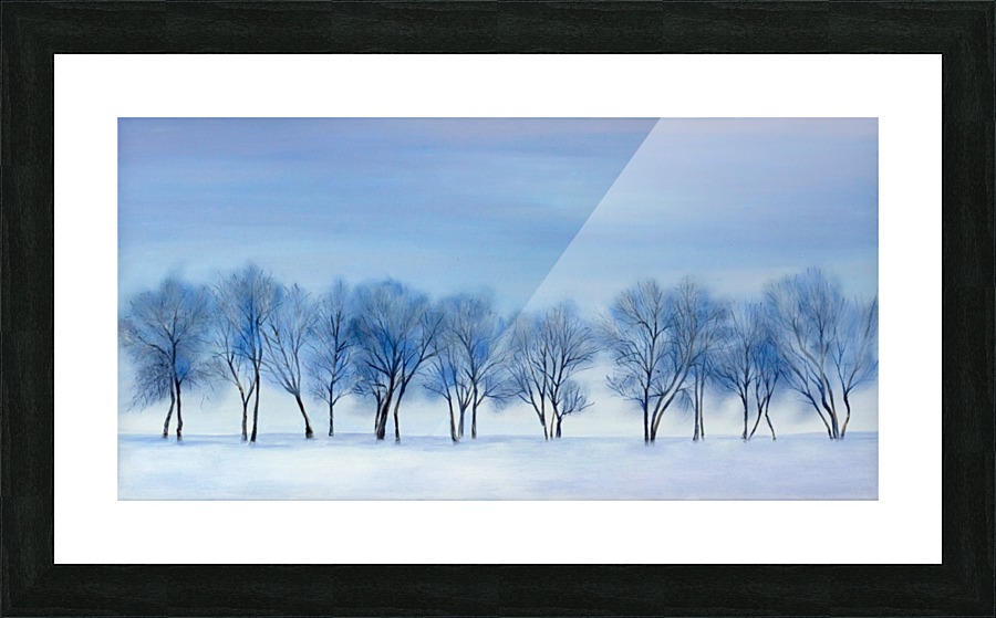 My winter place Picture Frame print
