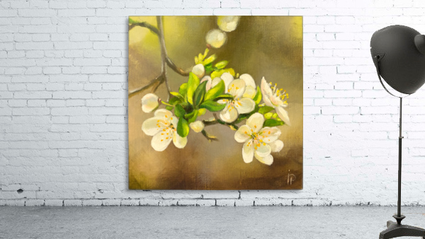 Apple Tree Blossoms Wall Preview