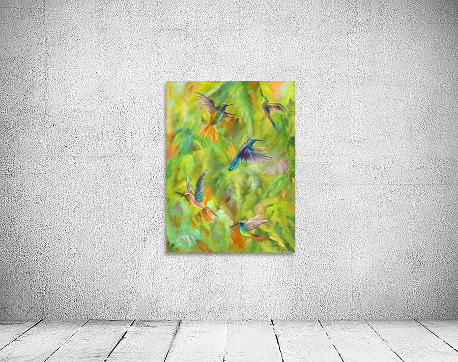 Hummingbird Dance Wall Preview