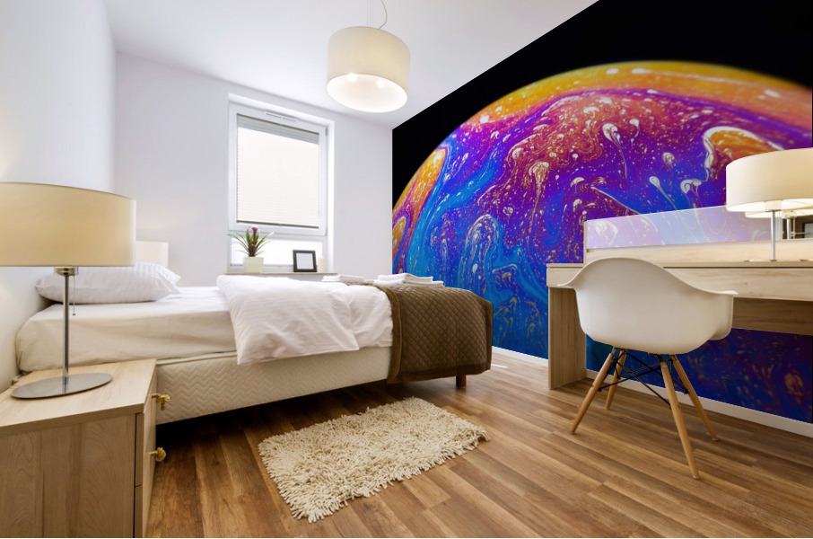 Soap Bubble Close Up Mural print