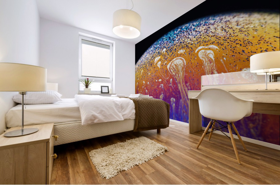 Soap Bubble Close Up Mural print